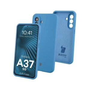 Silikonowe etui Bizon Soft Case do Samsung Galaxy A37 5G niebieskie
