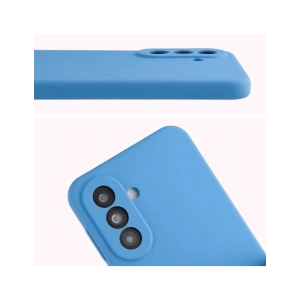 Silikonowe etui Bizon Soft Case do Samsung Galaxy A37 5G niebieskie