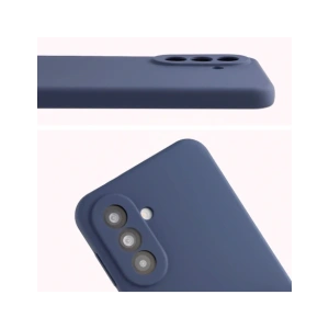 Silikonowe etui Bizon Soft Case do Samsung Galaxy A37 5G ciemnoniebieskie