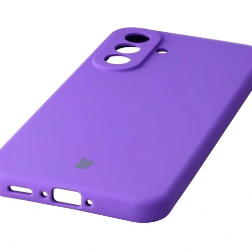 Silikonowe etui Bizon Soft Case do Samsung Galaxy A37 5G fioletowe