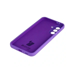 Silikonowe etui Bizon Soft Case do Samsung Galaxy A37 5G fioletowe