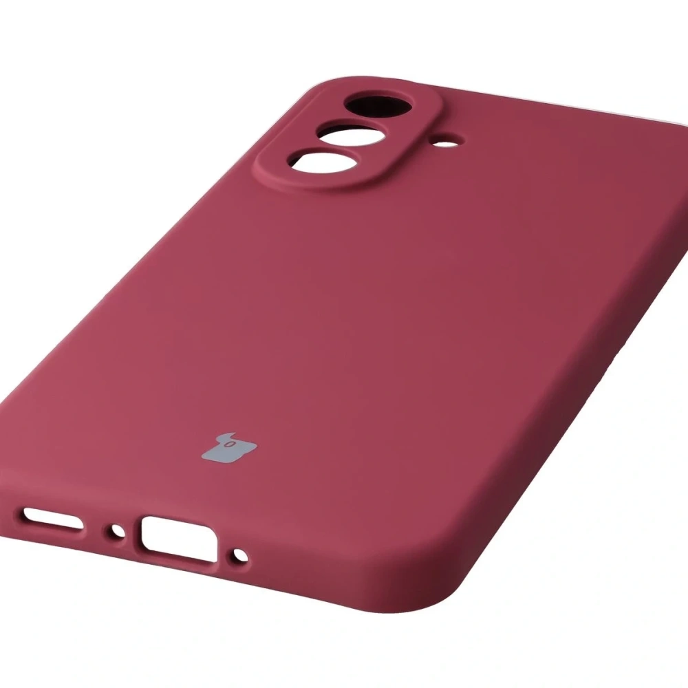 Silikonowe etui Bizon Soft Case do Samsung Galaxy A37 5G ciemnofioletowe