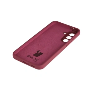 Silikonowe etui Bizon Soft Case do Samsung Galaxy A37 5G ciemnofioletowe