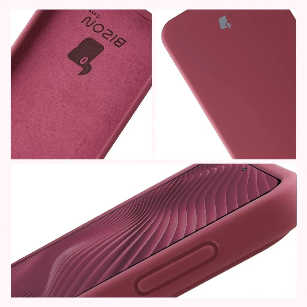 Silikonowe etui Bizon Soft Case do Samsung Galaxy A37 5G ciemnofioletowe