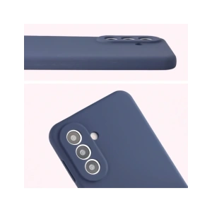 Silikonowe etui Bizon Soft Case do Samsung Galaxy A57 5G ciemnoniebieskie