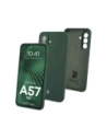 Silikonowe etui Bizon Soft Case do Samsung Galaxy A57 5G ciemnozielone