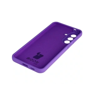 Silikonowe etui Bizon Soft Case do Samsung Galaxy A57 5G fioletowe