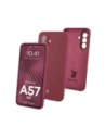 Silikonowe etui Bizon Soft Case do Samsung Galaxy A57 5G ciemnofioletowe