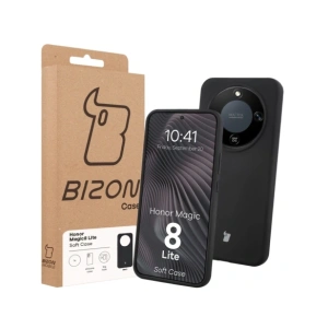 Silikonowe etui Bizon Soft Case do Honor Magic8 Lite czarne