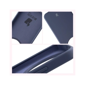 Silikonowe etui Bizon Soft Case do Honor Magic8 Lite ciemnoniebieskie