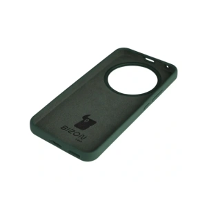 Silikonowe etui Bizon Soft Case do Honor Magic8 Lite ciemnozielone