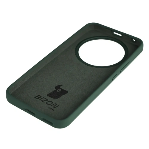 Silikonowe etui Bizon Soft Case do Honor Magic8 Lite ciemnozielone