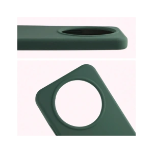 Silikonowe etui Bizon Soft Case do Honor Magic8 Lite ciemnozielone