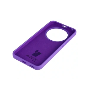 Silikonowe etui Bizon Soft Case do Honor Magic8 Lite fioletowe