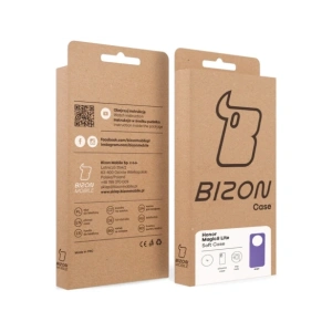 Silikonowe etui Bizon Soft Case do Honor Magic8 Lite fioletowe