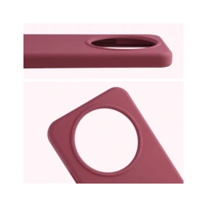 Silikonowe etui Bizon Soft Case do Honor Magic8 Lite ciemnofioletowe