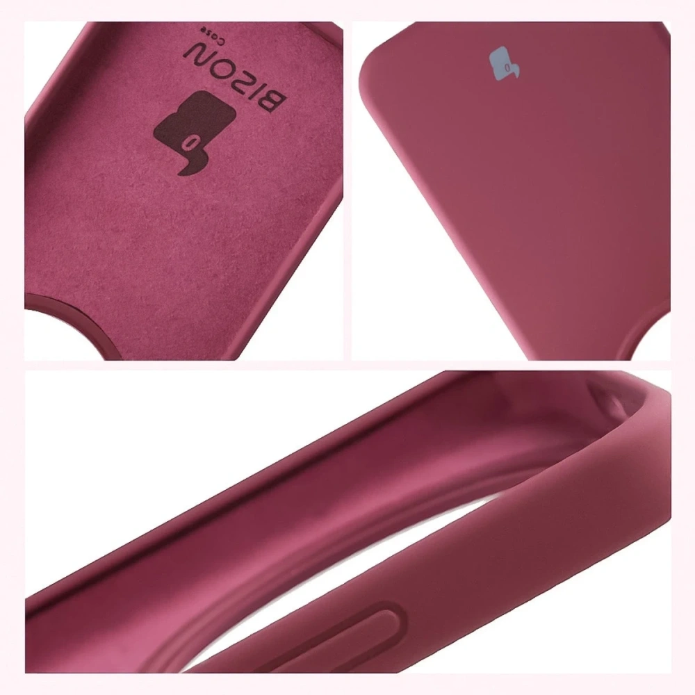 Silikonowe etui Bizon Soft Case do Honor Magic8 Lite ciemnofioletowe