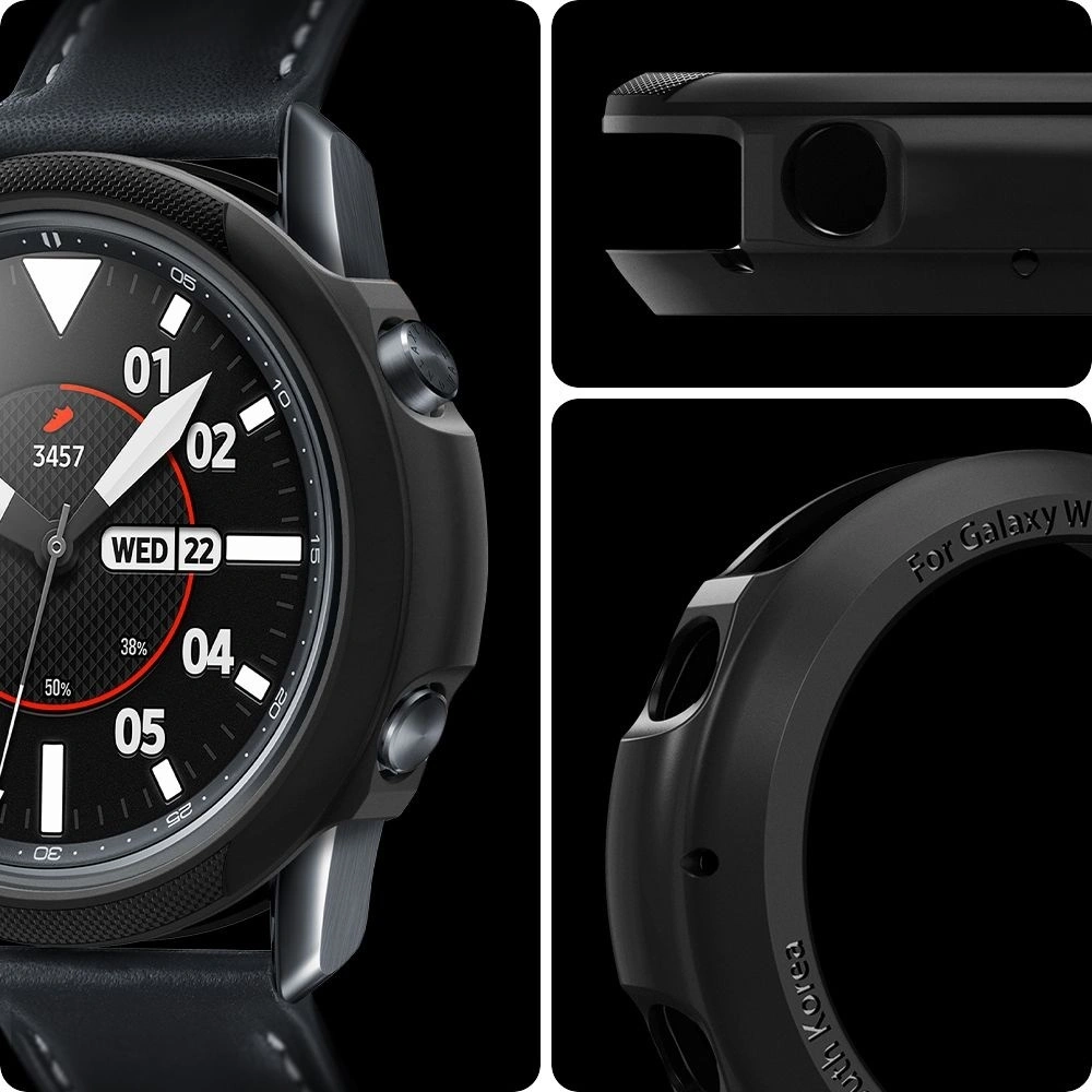 Etui Spigen Liquid Air Samsung Galaxy Watch 3 41mm Matná Černá