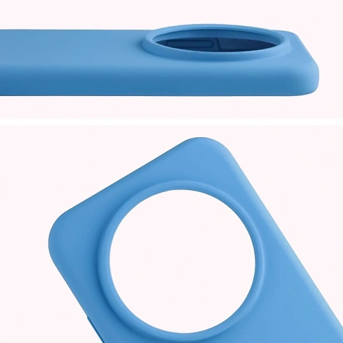 Silikonowe etui Bizon Soft Case do Honor Magic8 Pro niebieskie