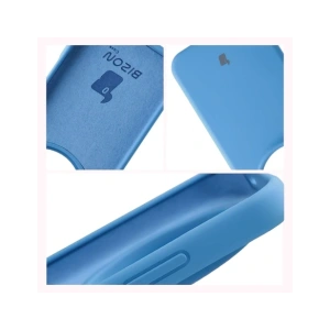 Silikonowe etui Bizon Soft Case do Honor Magic8 Pro niebieskie