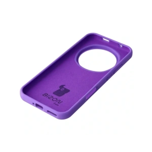 Silikonowe etui Bizon Soft Case do Honor Magic8 Pro fioletowe