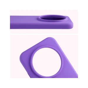 Silikonowe etui Bizon Soft Case do Honor Magic8 Pro fioletowe