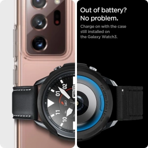 Hurtownia GSM - Etui Spigen Liquid Air Samsung Galaxy Watch 3 41mm Matt Schwarz - SPN1227BLK - {ean13} - Hurt
