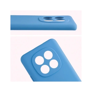 Silikonowe etui Bizon Soft Case do Xiaomi Redmi Note 15 / POCO M8 5G niebieskie