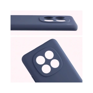 Silikonowe etui Bizon Soft Case do Xiaomi Redmi Note 15 / POCO M8 5G ciemnoniebieskie