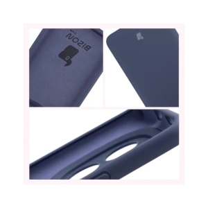 Silikonowe etui Bizon Soft Case do Xiaomi Redmi Note 15 / POCO M8 5G ciemnoniebieskie
