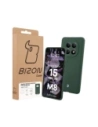 Silikonowe etui Bizon Soft Case do Xiaomi Redmi Note 15 / POCO M8 5G ciemnozielone