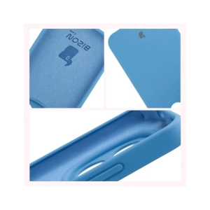 Silikonowe etui Bizon Soft Case do Xiaomi Redmi Note 15 Pro 5G niebieskie
