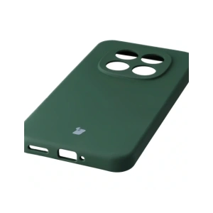 Silikonowe etui Bizon Soft Case do Xiaomi Redmi Note 15 Pro 5G ciemnozielone