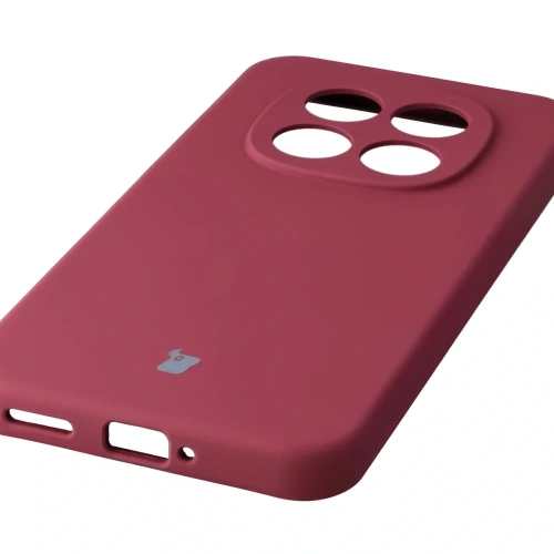 Silikonowe etui Bizon Soft Case do Xiaomi Redmi Note 15 Pro 5G ciemnofioletowe