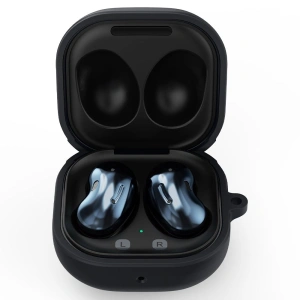 Etui Spigen Silicone Fit Samsung Galaxy Buds 2/2 Pro/Live/Pro Black