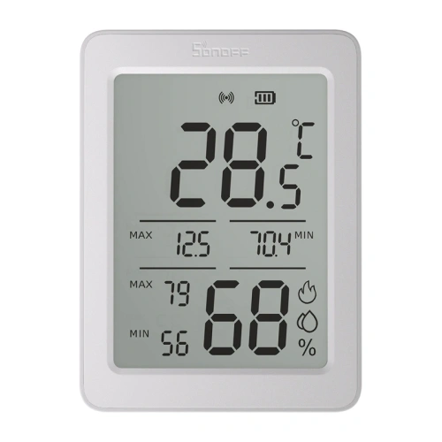 Czujnik temperatury i wilgotności ZigBee LCD Sonoff AirGuard TH SNZB-02DR2