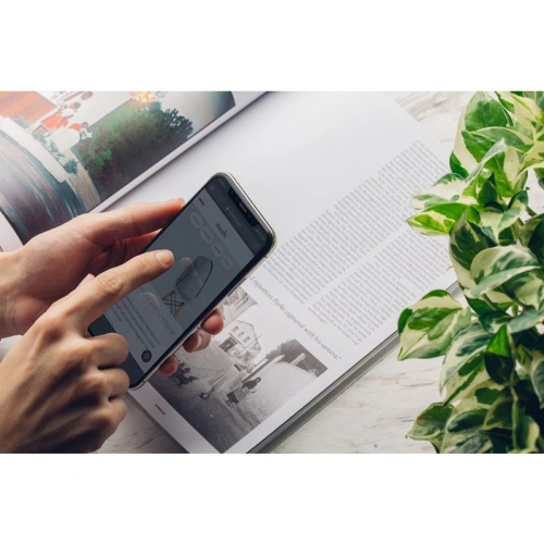 Szkło hybrydowe Moshi AirFoil Pro Apple iPhone 11/XR (czarna ramka)