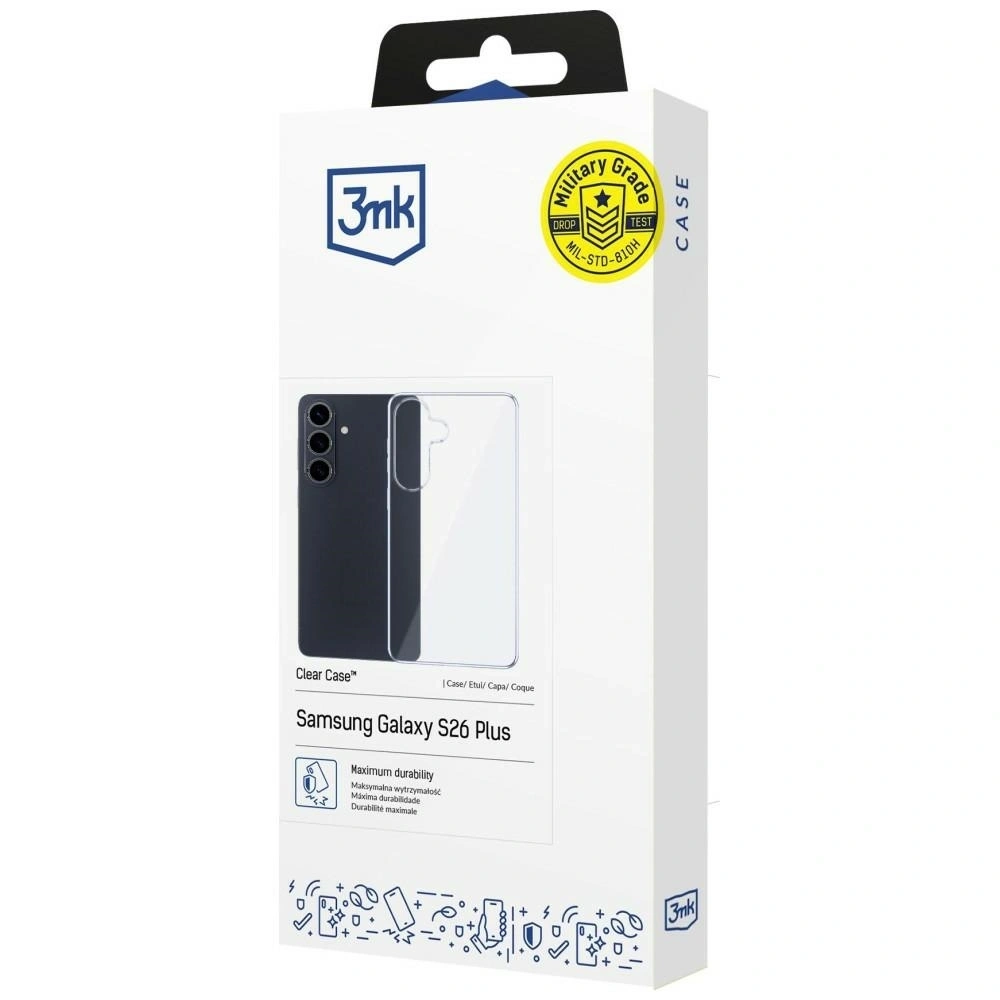 Etui 3MK Clear Case do Samsung Galaxy S26+ Plus
