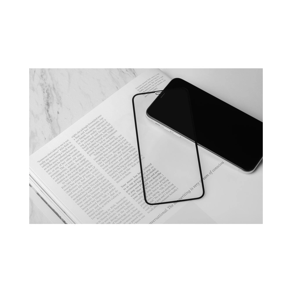 Hurtownia GSM - Hybridní sklo Moshi AirFoil Pro Apple iPhone 11/XR (černý rám) - MOSH091BLK - {ean13} - Hurt