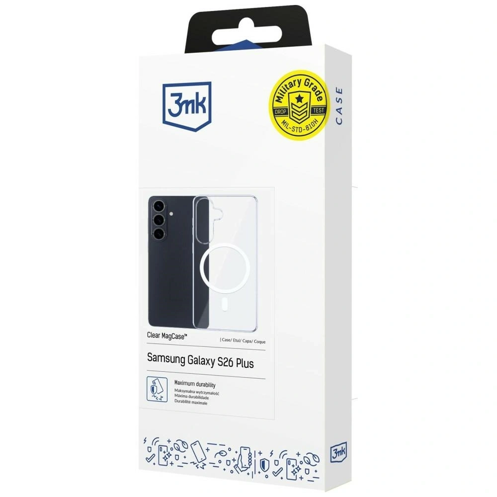 Etui 3MK Clear MagCase do Samsung Galaxy S26