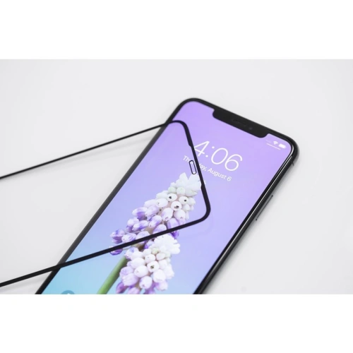 Szkło hybrydowe Moshi AirFoil Pro Apple iPhone 11/XR (czarna ramka)