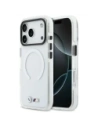 Etui BMW M IML Shockproof Metal Logos MagSafe do Apple iPhone 17 Pro Max przezroczysty