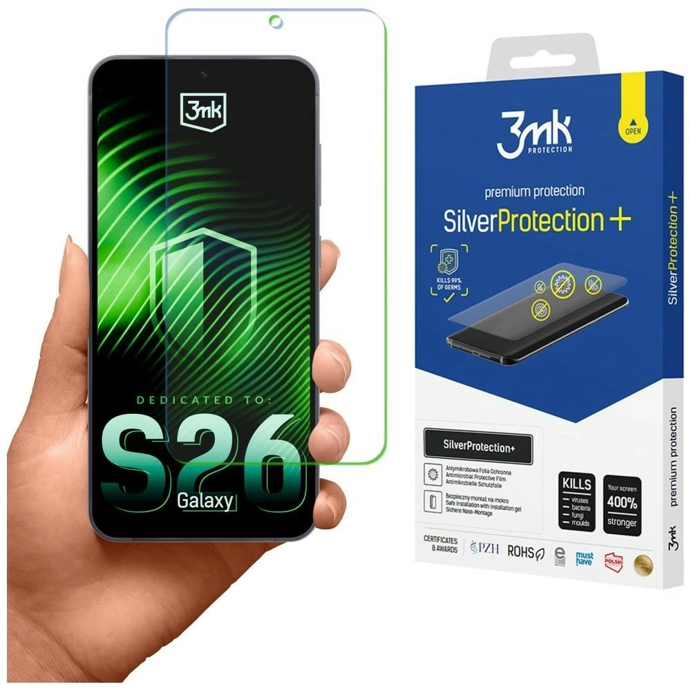 Antymikrobowa folia ochronna 3MK SilverProtect+ do Samsung Galaxy S26