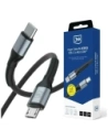 Kabel 3MK Hyper Cable N-SERIES USB-C / Micro USB 3m QC 3.0 5V/2A 10W czarny