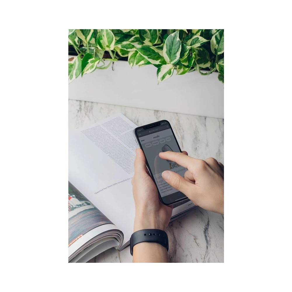 Hurtownia GSM - Hybidní sklo Moshi AirFoil Pro Apple iPhone 11 Pro/XS/X (černý rámeček) - MOSH092BLK - {ean13} - Hurt