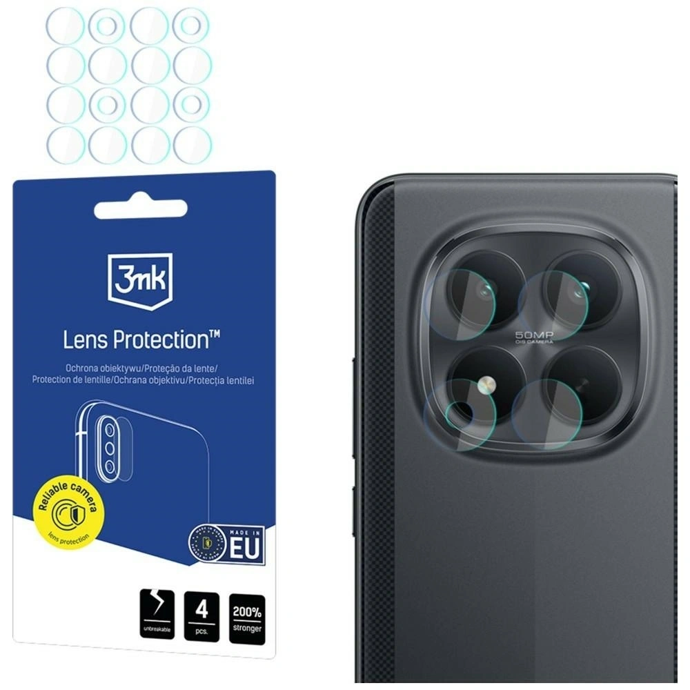 Ochrona na obiektyw aparatu 3MK Lens Protection do Poco M8 Pro 5G [4 PACK]