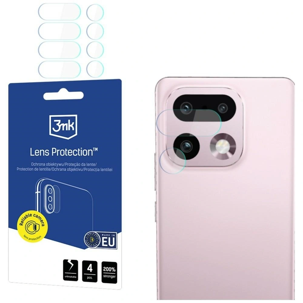 Ochrona na obiektyw aparatu 3MK Lens Protection do Realme 16 Pro+ Plus 5G [4 PACK]