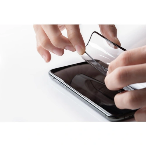 Szkło hybrydowe Moshi AirFoil Pro Apple iPhone 11 Pro/XS/X (czarna ramka)