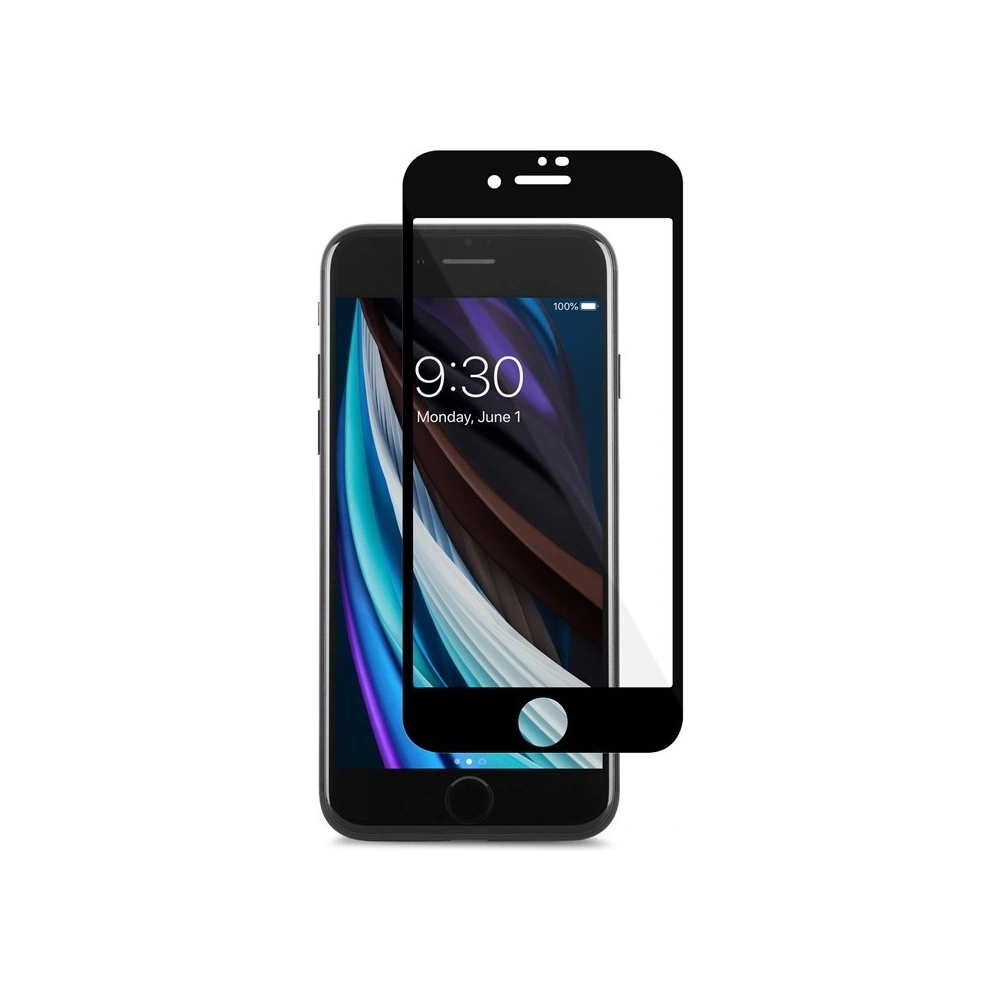 Hurtownia GSM - Hybrydní sklo Moshi AirFoil Pro Apple iPhone SE 2022/SE 2020/8 (černý rámeček) - MOSH093BLK - {ean13} - Hurt