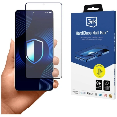 Szkło hartowane 3MK HardGlass Matt Max do Samsung Galaxy S26 Ultra